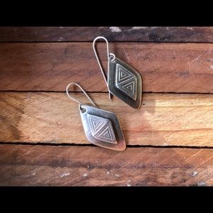 Pendleton silver tone earrings